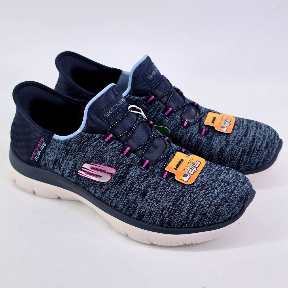 Skechers Hands Free Slip-ins Ultra Flex 3.0 Smooth Step Navy Pink 149937 NVPR
